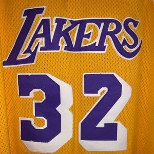 Magic Johnson Mitchell & Ness Lakers Jersey